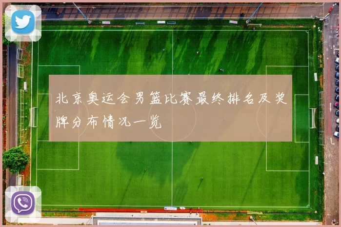 北京奥运会男篮比赛最终排名及奖牌分布情况一览